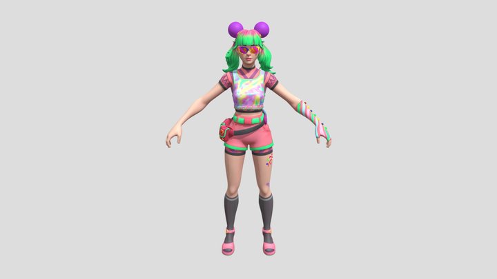 Candy Summer 3D Model