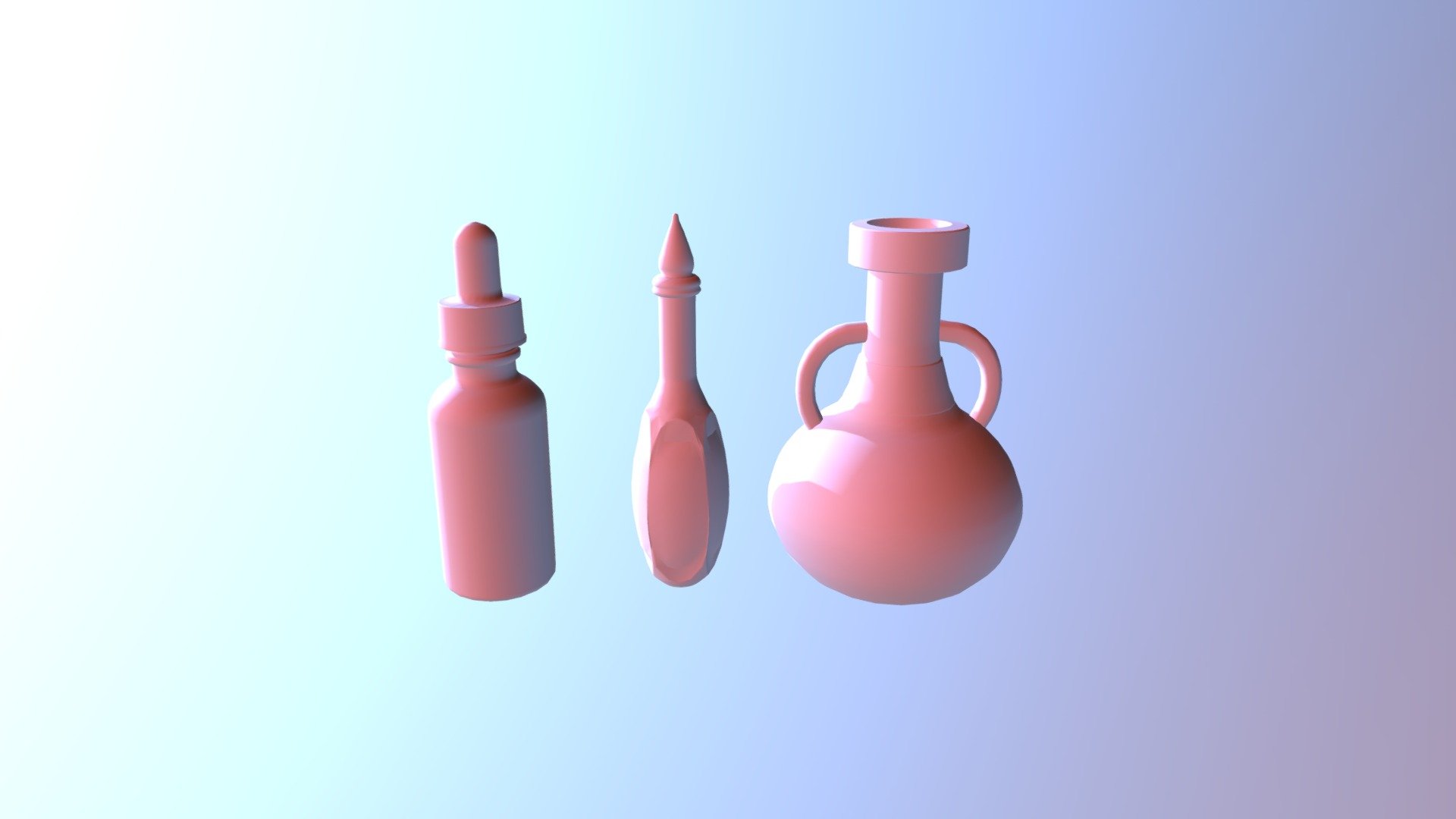 Three Bottles