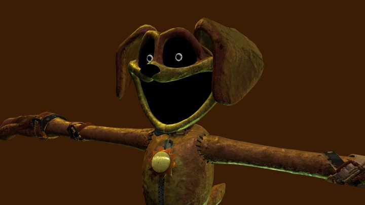 Dogday with legs (TEXTURED) 3D Model