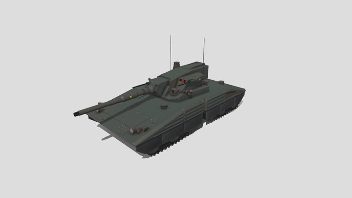 A1 tank 3D Model