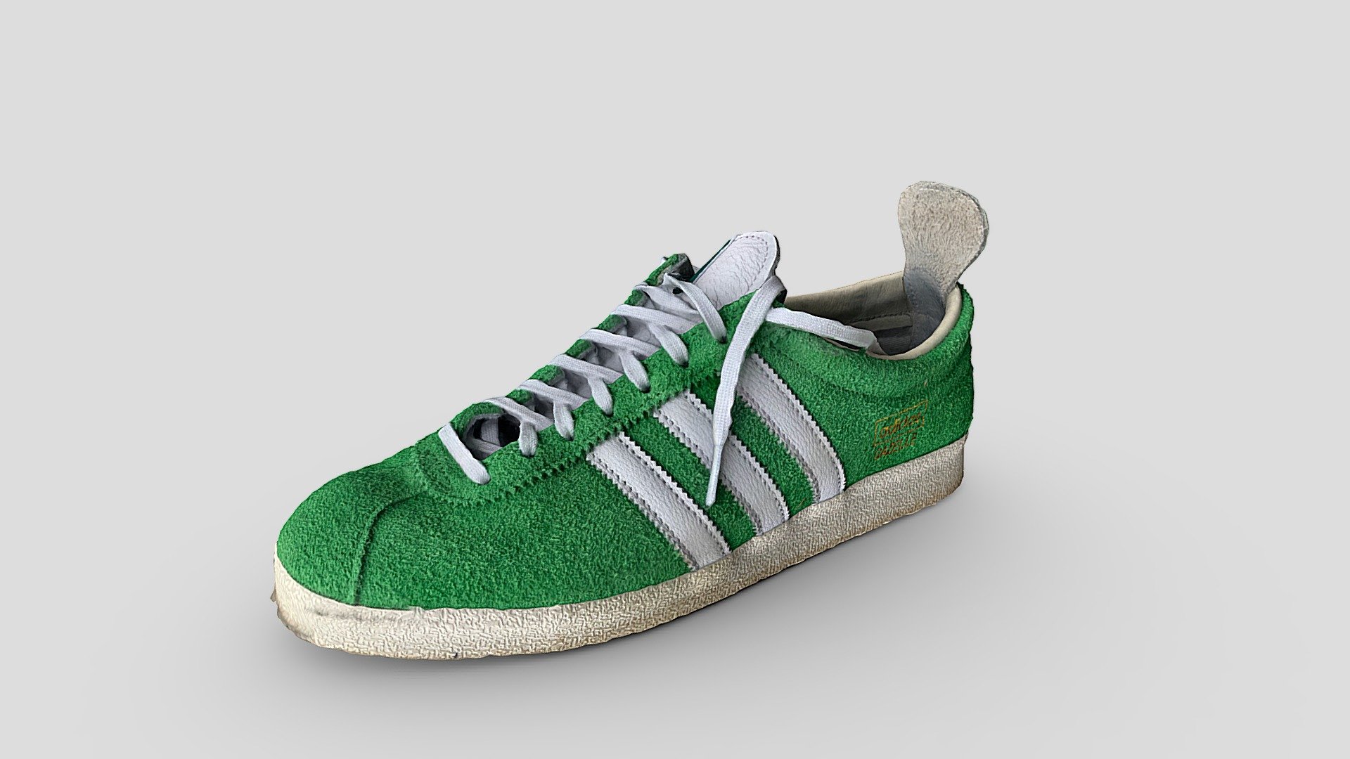 Sneakers Adidas Gazelle Style - Generic Shoes Green | 3D model