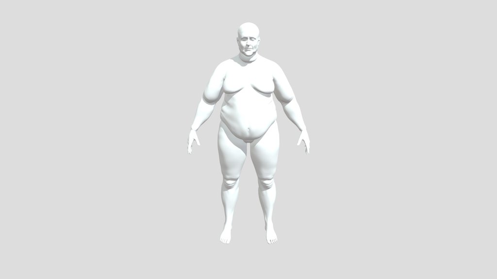 Male Base Mesh Obese