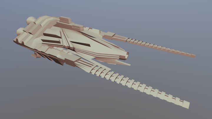 Big Spaceship 3D Model