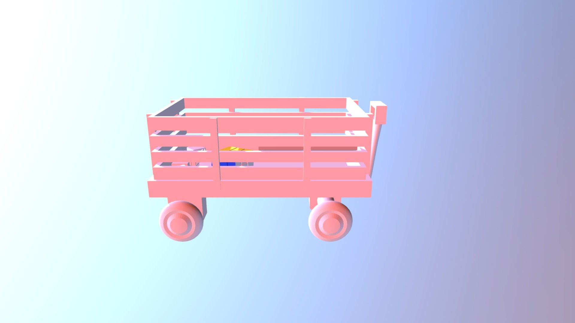 324 Damien Johnson Wagon with Toys