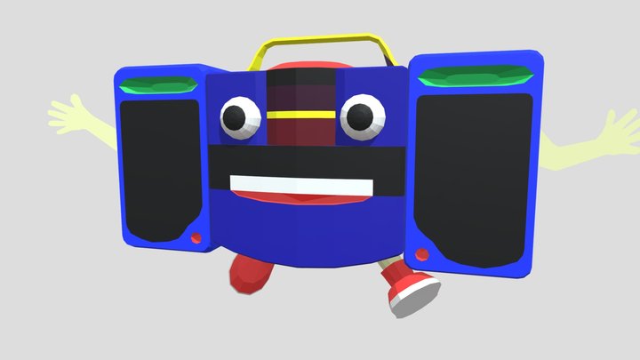 Boxy Boy Parappa 2 (Early) – Kostenloses 3D-Modell STL