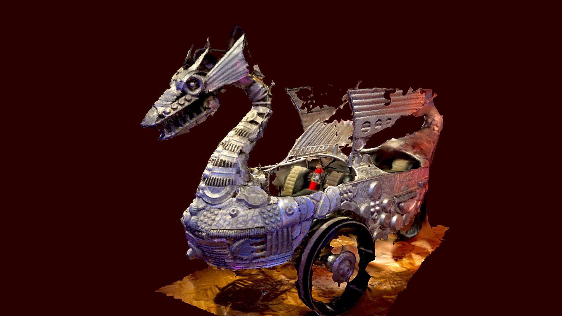 Dragon Burning Man Exhibit