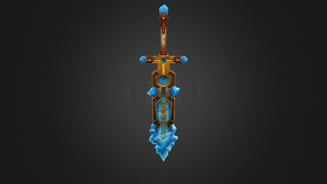 Crystal Sword 3D Model