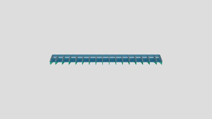 Arquibancada 3D Model
