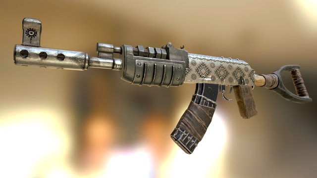 Native | AK 47 3D Model
