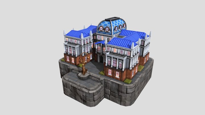 National College - Game Ready 3D Model
