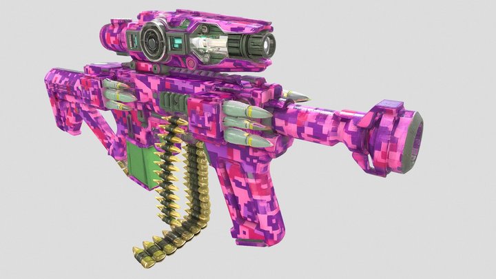 .Karama.{🌸}-ᗜ-]❌[-ᗜ-{🌸}.Gun.⸨.{''/X''}.⸩ – Modello 3D gratuito STL