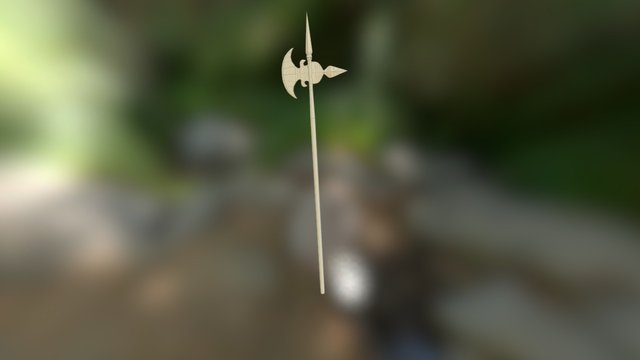 Halberd 3D Model