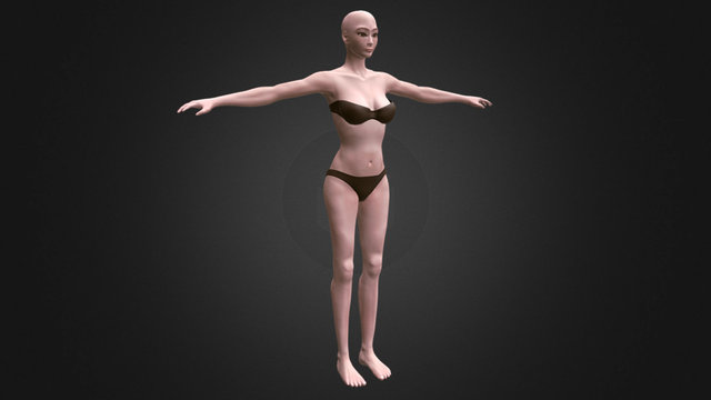 Woman Sculpt 3D Model