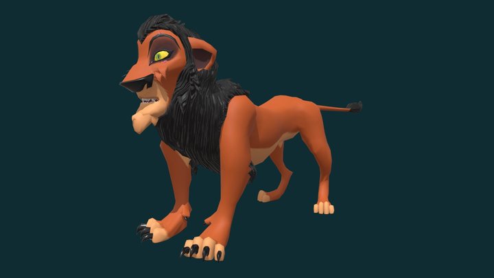 Scar_LionKing_MODEL3D 3D Model