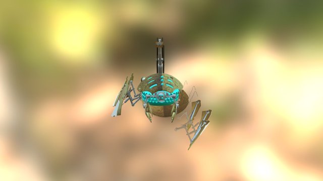 Escorpión Trabajo En Clase 3D Model