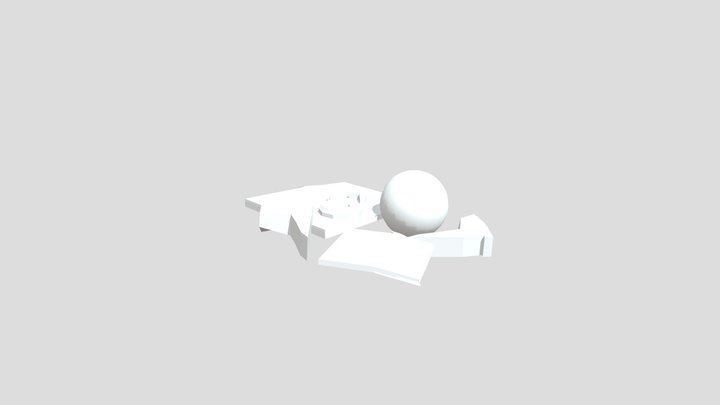 Object pile of equipment 3D Model