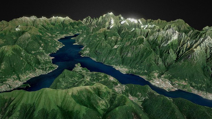 Valli del Lario 3D Model