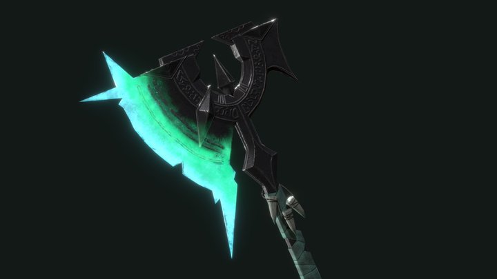 Battle Axe 3D Model