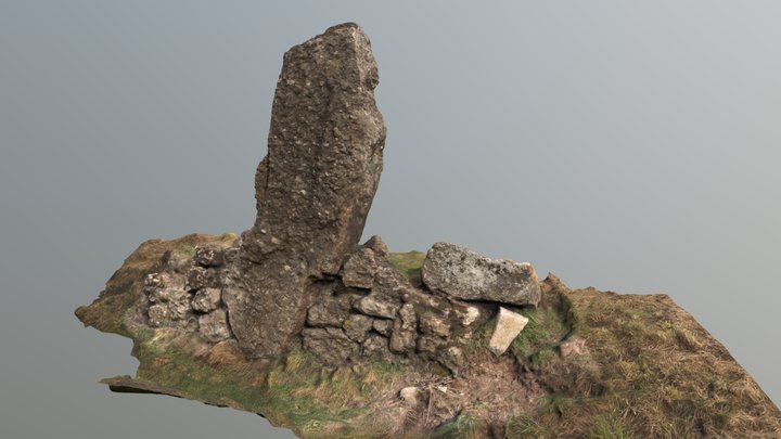 Menhir Danthine à Wéris, Belgique 3D Model