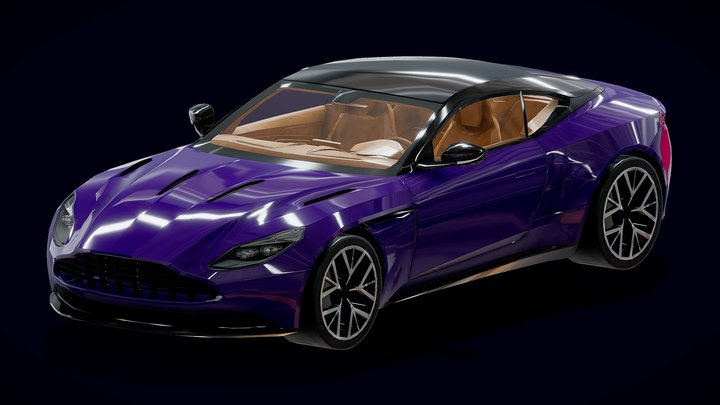 2020 Aston Martin DB11 3D Model