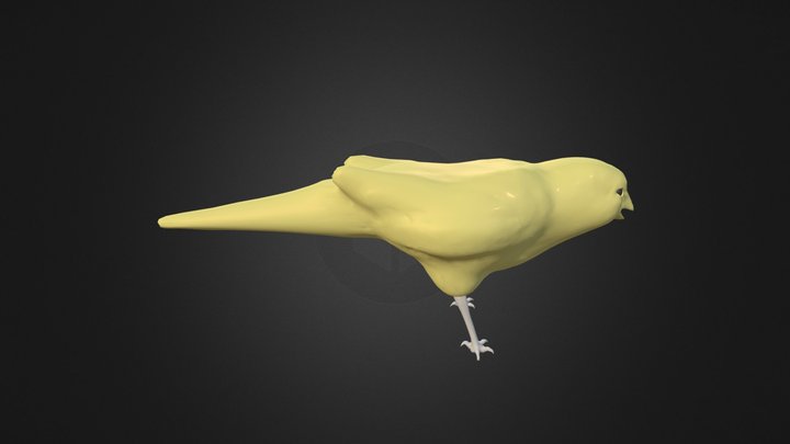 Bird Sculpture 3D Model