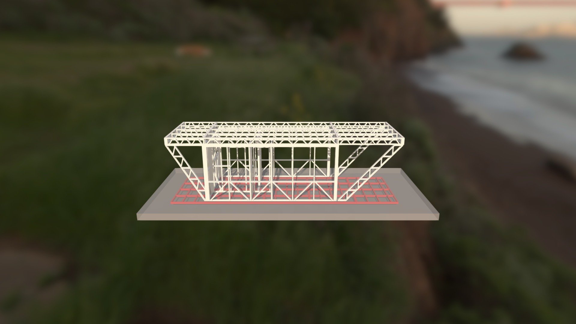 Canal Boat 3d