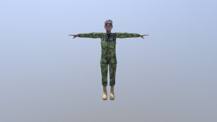 Amazonian The Scabe 3D Model