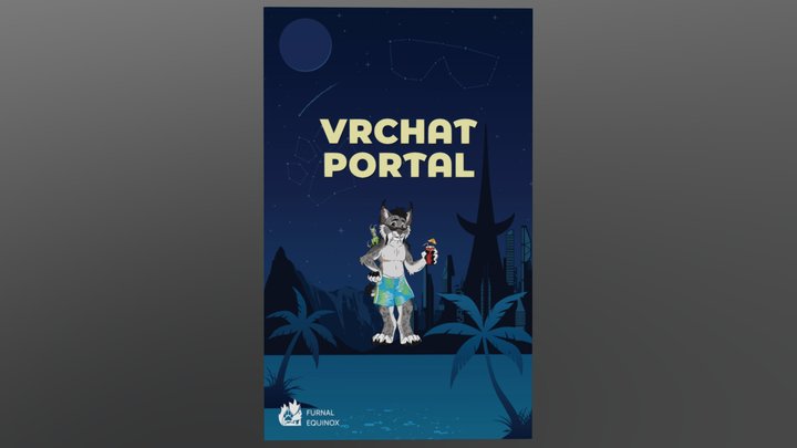 VRChat Portal Banner (Furnal Equinox 2026) 3D Model