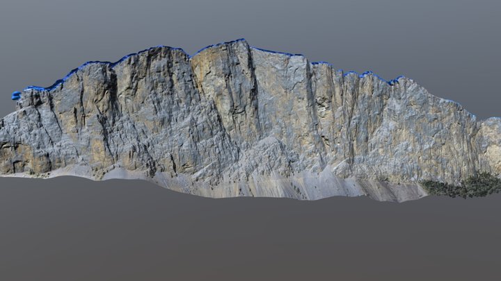 Mt. Yamnuska 3-D model 3D Model
