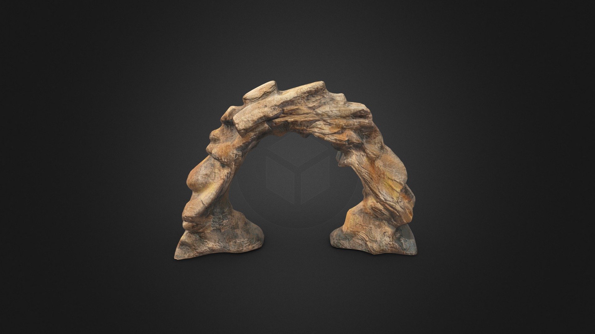 Stone arch archway Stone gate rock - 3D model by kangjingjing [281836e ...