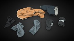 Sock fitting simulation from Diff Cloth - 3D model by Ernest (iFire ...