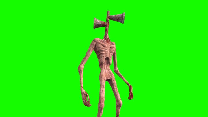 Siren head model 3D Model