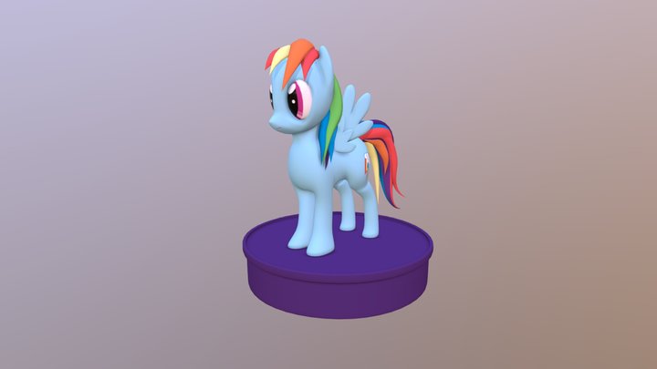 Raimbow Dash 3D Model