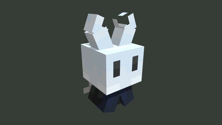 (MINECRAFT-HOLLOW KNIGHT)Totem of undying 3D Model