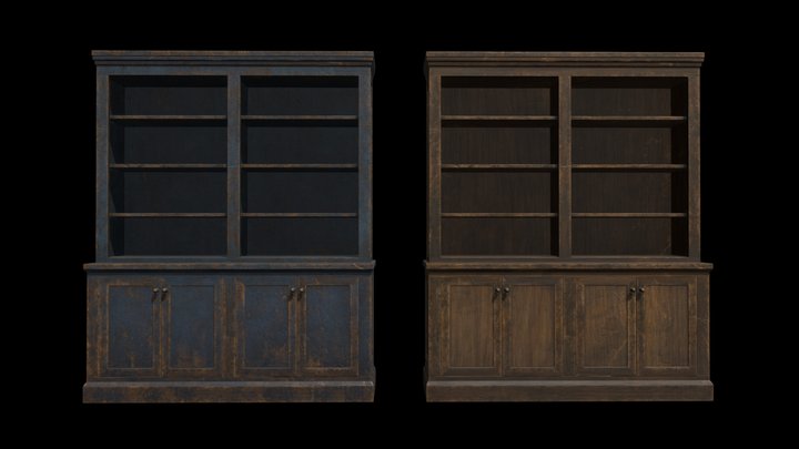 Age Bookcase 3D Model
