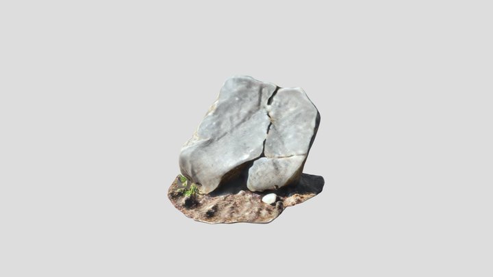 Broken Rock 3D Model