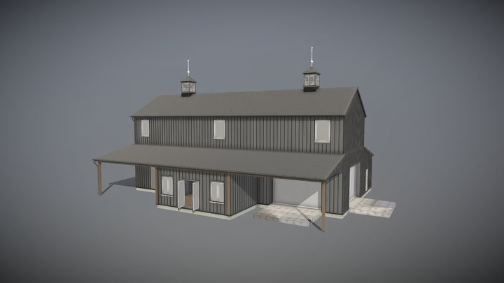 Barn Reception 3D Model