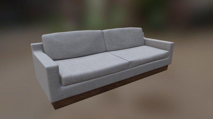 Modern Couch 3D Model
