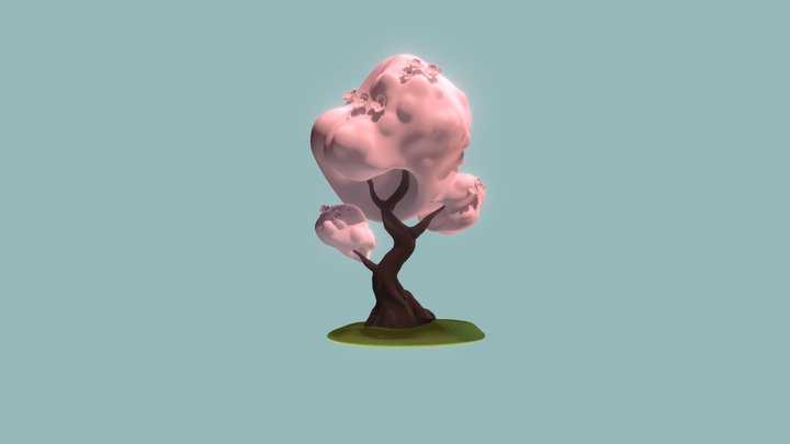 Blossom Tree 3D Model