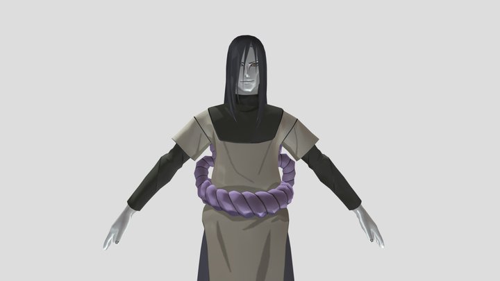 FreeFire New 3D Character Orochimaru Model. 3D Model