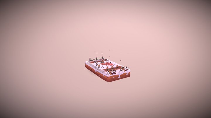 Festive Warzone 3D Model