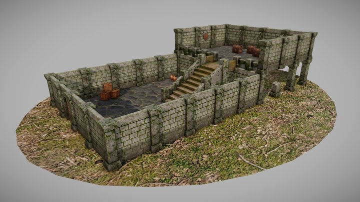 Snake Dungeon 3D Model
