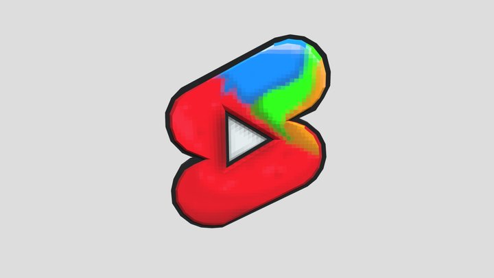 YT Shorts Badgel 3D Model