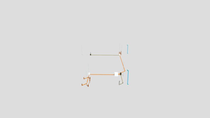 ESGOTO E PLUVIAL PORTARIA MOSAIC 3D Model