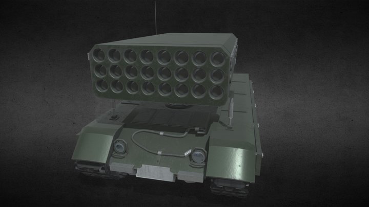 Tos-1 | Solncepek | Rocket launher 3D Model
