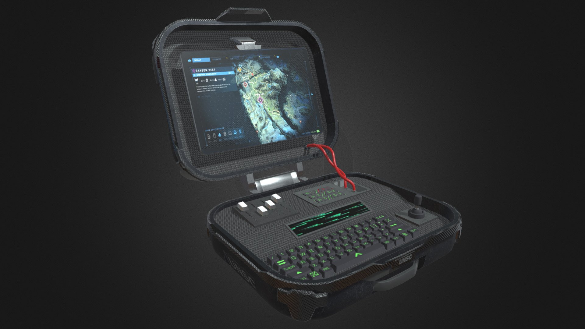 UNFC computer suitcase