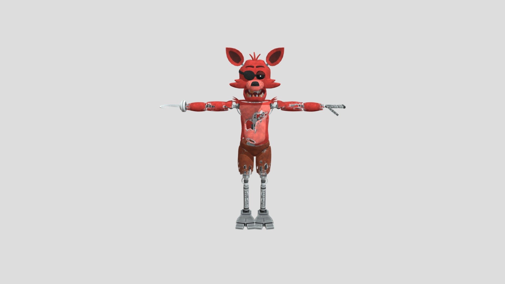 Fnaf Special Delivery Foxy - 3D model by Catpirate348 (@Catpirate348)  [28237f0]