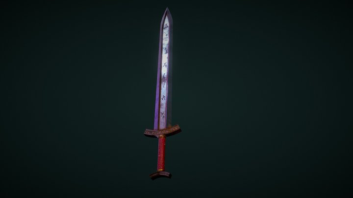 Sword - A Majestic Relic 3D Model