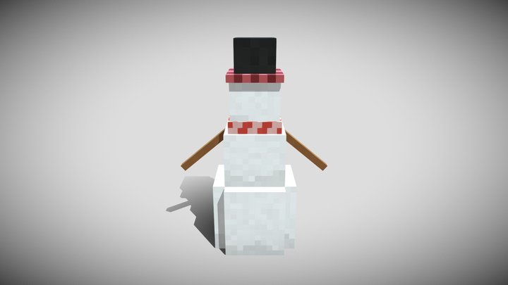 Snow-Man 3D Model