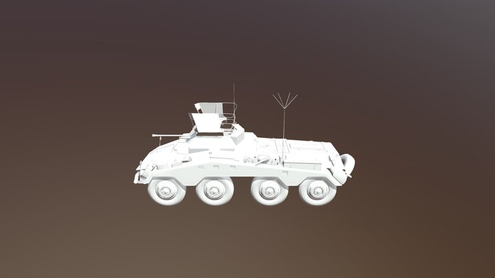 Sd.kfz. 234 Puma 3D Model